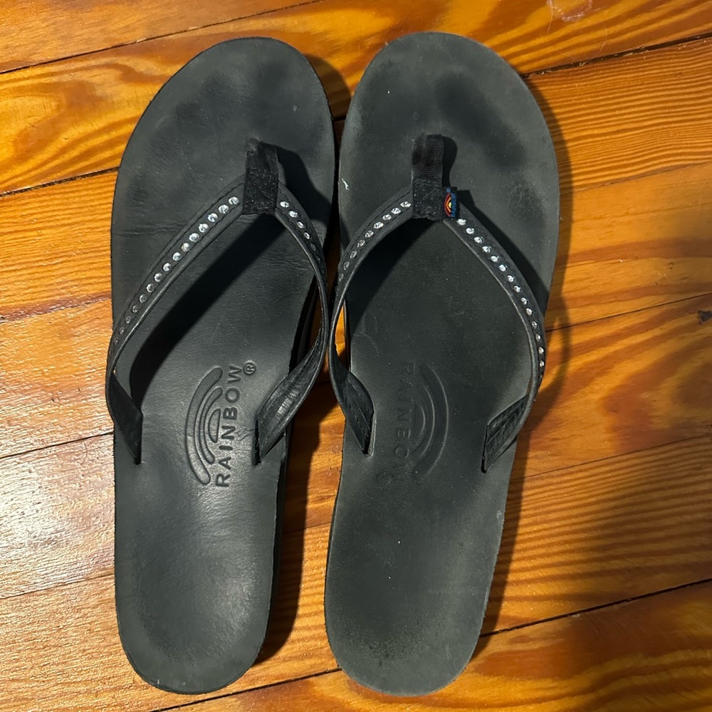 Women’s Rainbow Swarovski Crystal Sandals